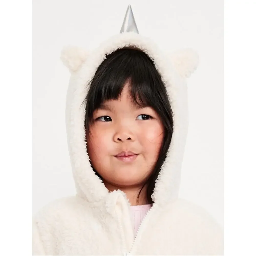Old Navy unicorn Critter Hooded Jacket